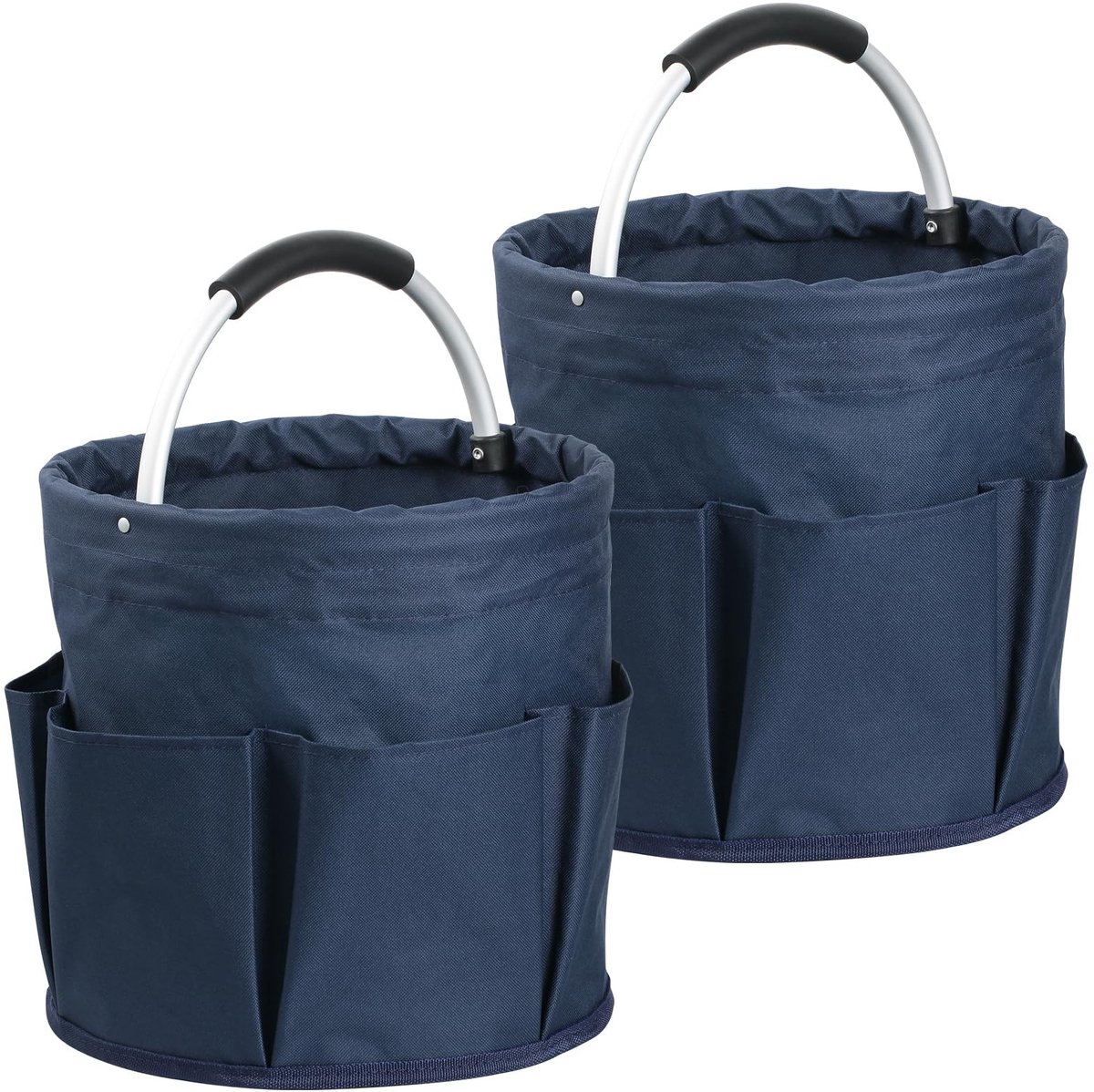 Omgoods - 2 Stuks Vouwbare Tuin Gereedschapstas - 17L Organizer met 6 Compartimenten