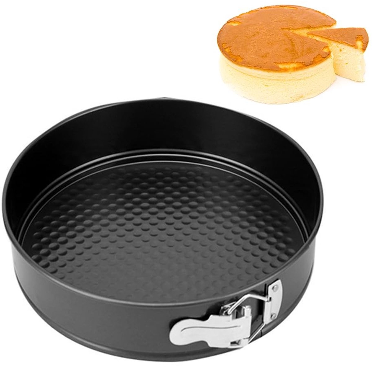 Omgoods - Springvorm Pan 24 cm - Anti-aanbak Cakevorm voor Perfecte Taarten