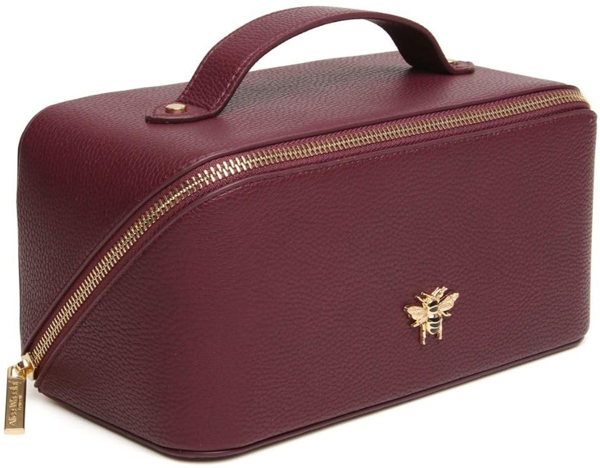 Omgoods - Luxe Vouwbare Schoonheid Organizer in Berry