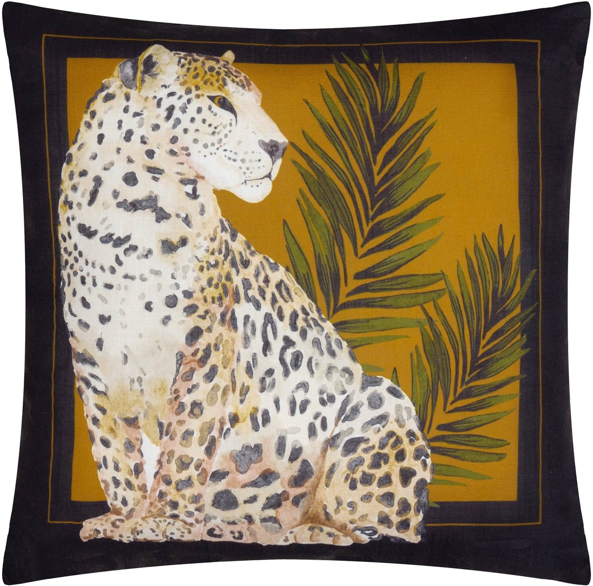 Omgoods - Outdoor Kussen met Leeuwendessin - 50x50 cm
