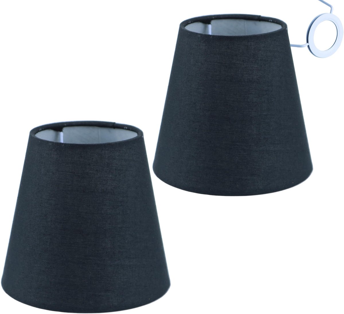Omgoods - Set van 2 Kleine Lampenkappen E14/E27 in Roze