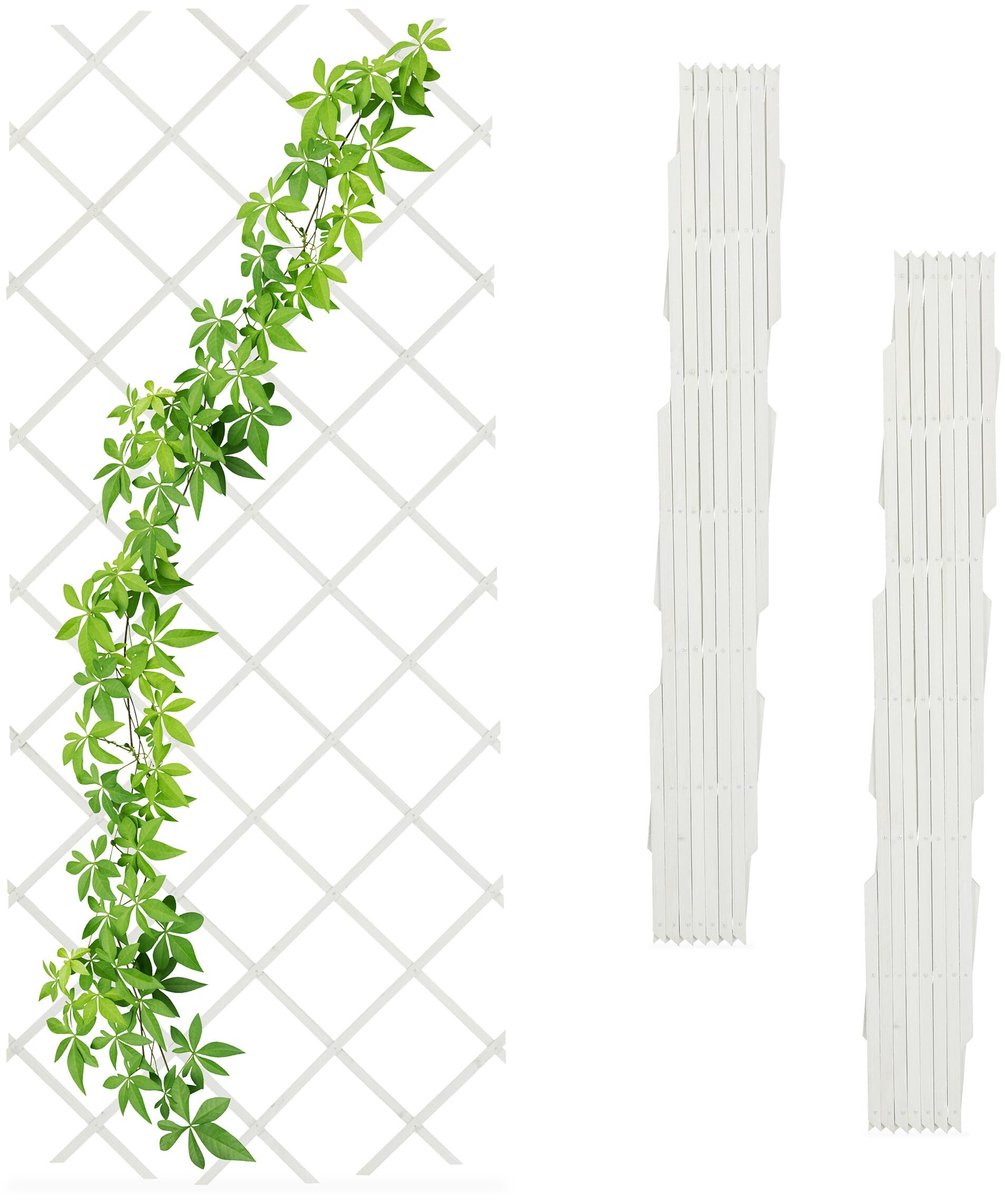 Omgoods - Uitbreidbare Houten Klimplant Ondersteuning Set van 3