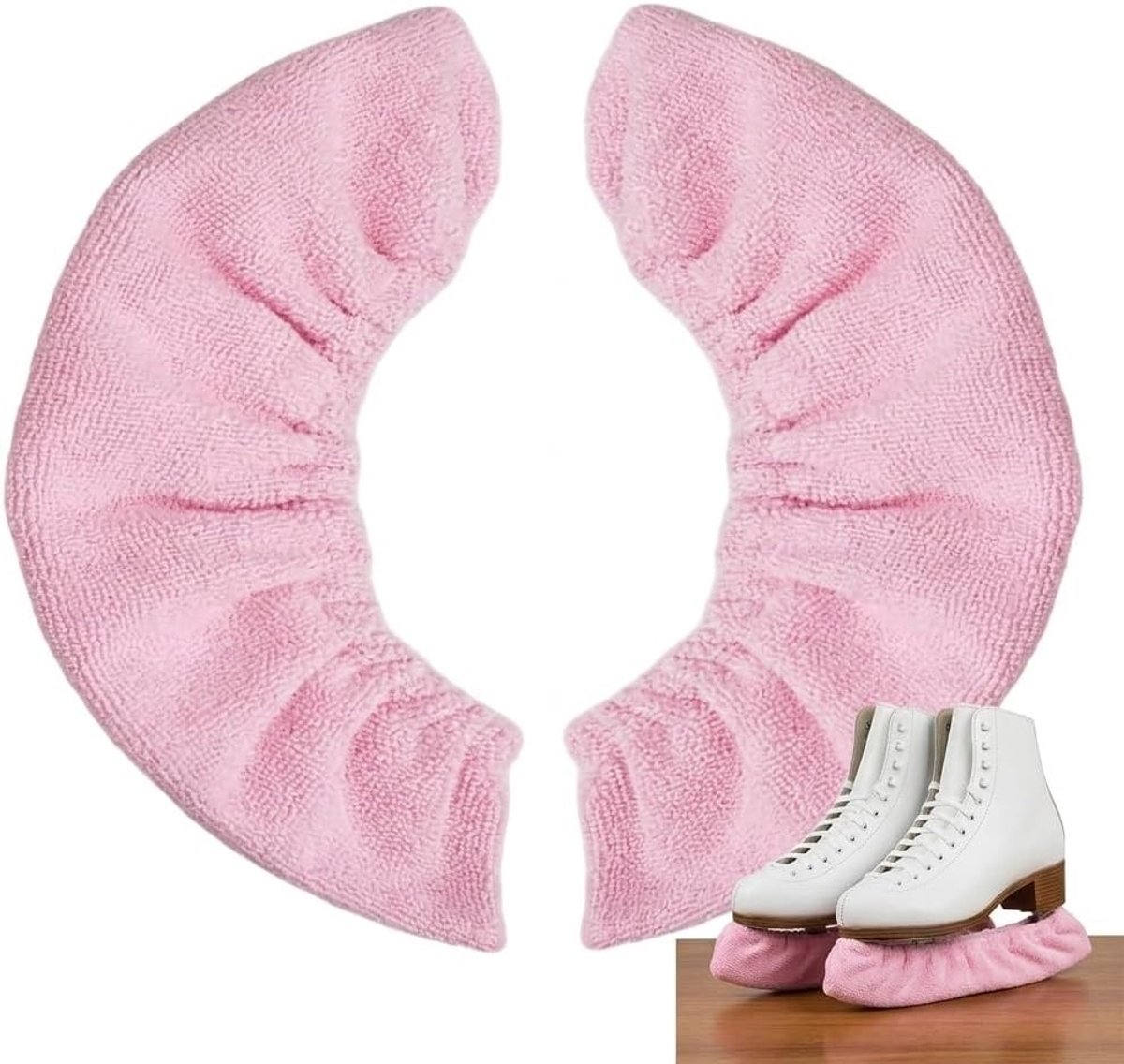 Schaatsbeschermers - Roze - L - Hoogwaardig Nylon - Voor Mannen en Vrouwen