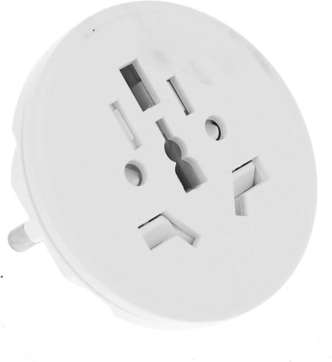 Universele Reisadapter - Wit - 51 x 50 x 45 mm - Compacte Adapter voor Italië - Voor Reizigers
