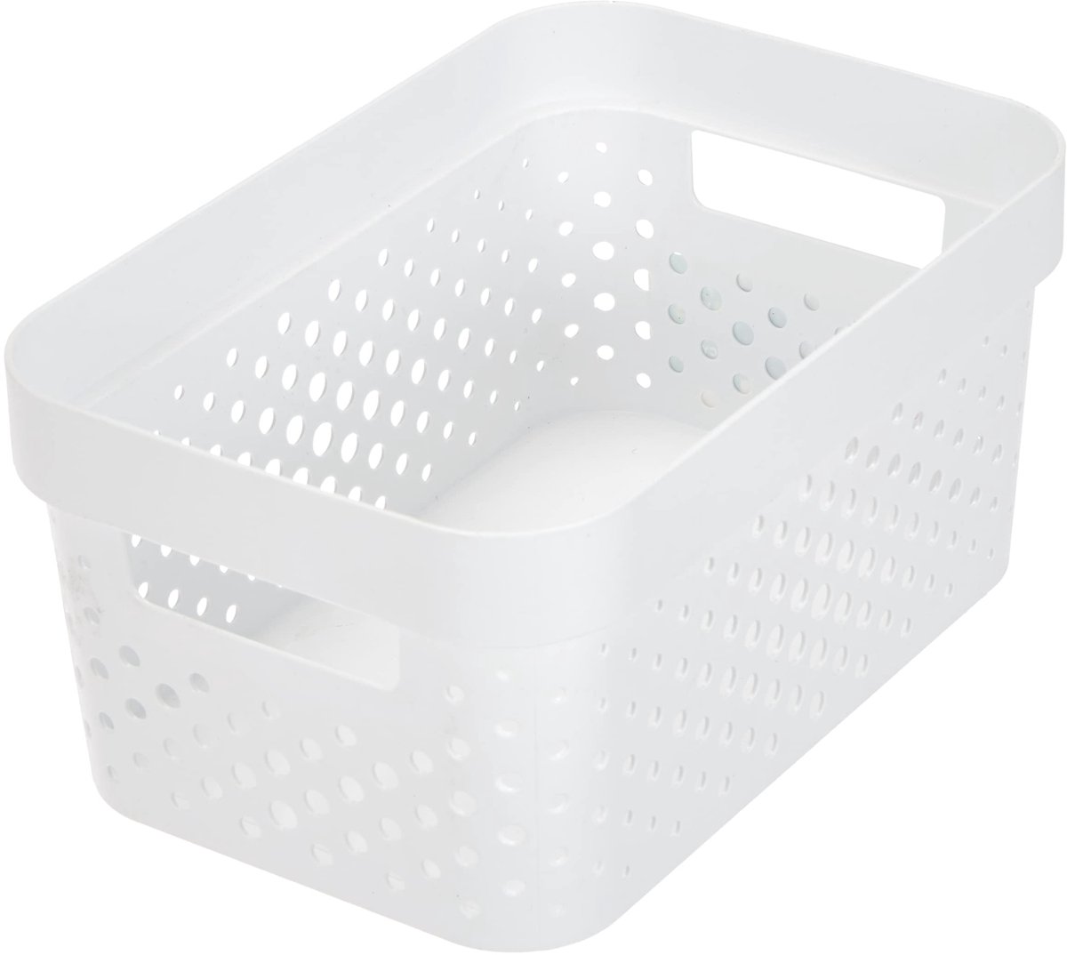 Famanu – Infinity tray van 4,5 l in roze dots, gerecycled plastic, ideaal voor opbergen en organiseren