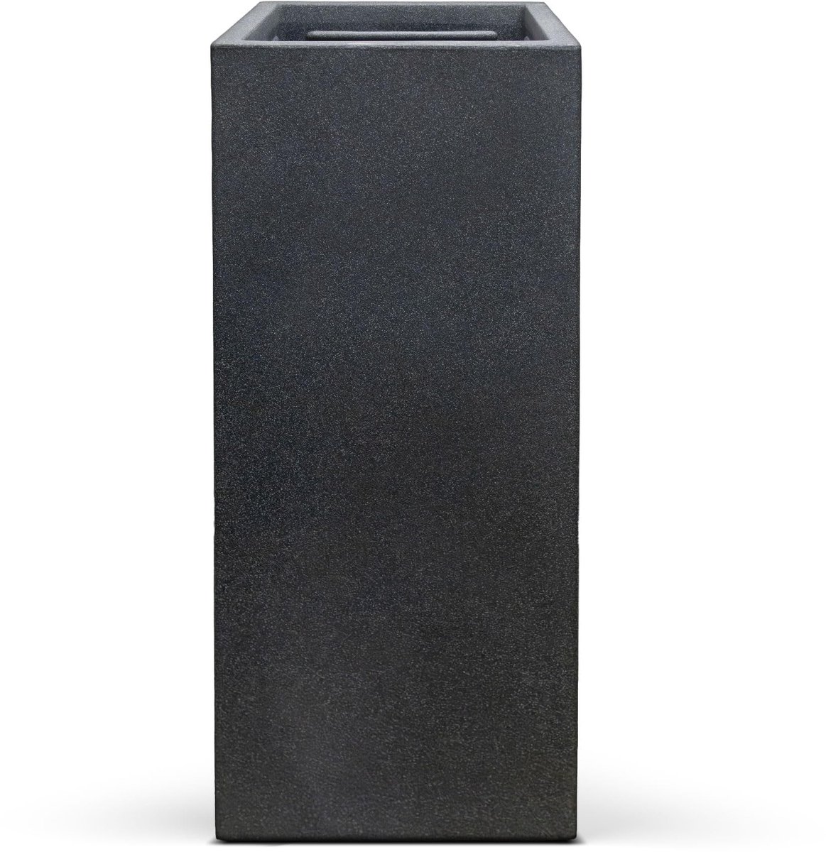 Famanu – XXL kunststof plantenpot van 80 cm, vierkante bloempot in antraciet, perfect voor grote planten