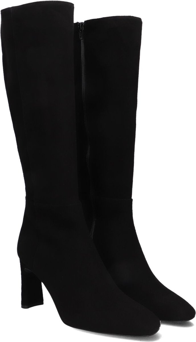 Unisa Wolcot Enkellaarsjes - Enkelboots met rits - Dames - Zwart - Maat 40