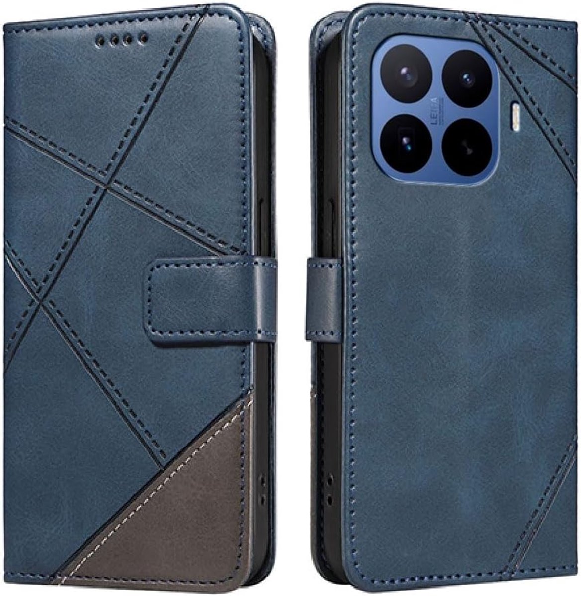 Beschermende hoes voor Xiaomi 17T Pro - PU/TPU vintage flip leren - schokbestendig - stijlvolle portemonnee case - ShopVlot