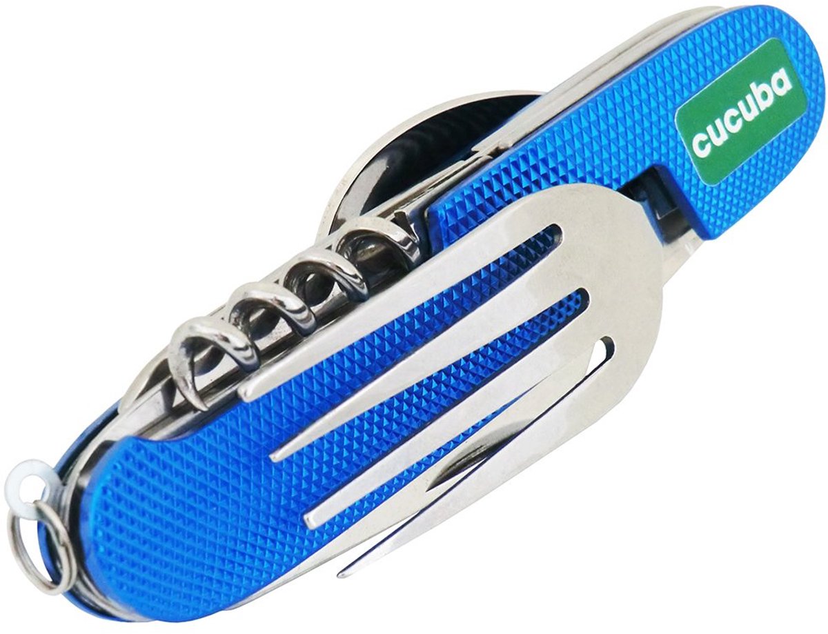 Drinkflessen set 4 stuks - blauw - duurzaam materiaal - ideaal voor onderweg - ShopVlot
