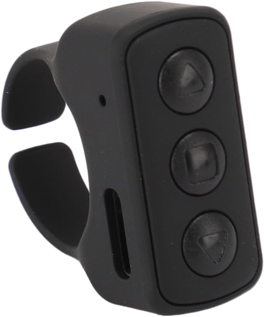 Bluetooth Ring Controller - Zwart - Draadloze afstandsbediening - Voor selfies en video - ShopVlot