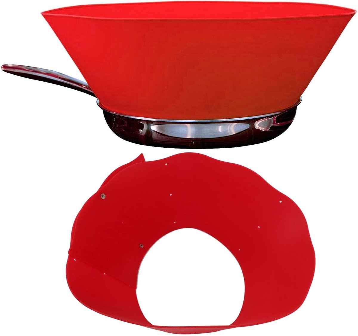 Splatter Guard - Siliconen - Verstelbaar - Veilig koken zonder olie spatten - ShopVlot