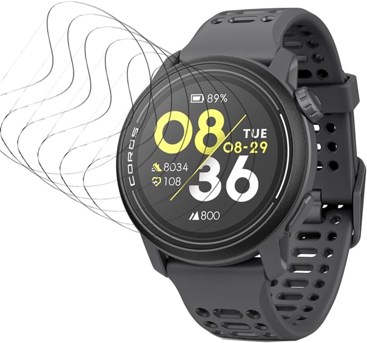 Smartwatch schermbeschermer - 6 stukjes hydrogel film - zacht en helder TPU - ShopVlot