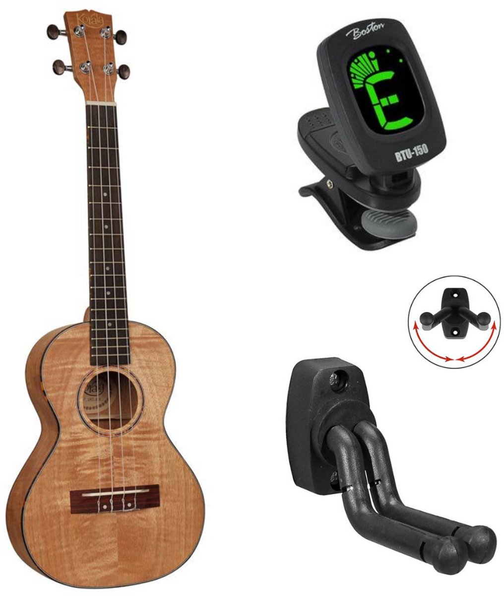 Korala UKT-310 bundel Performer Series Tenor Ukulele