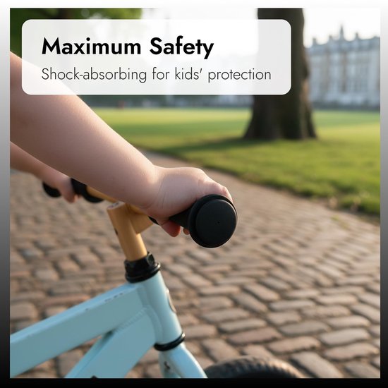 Ergonomische fietsgrips voor kinderen, 22mm, van rutschfest gummi — afbeelding 4