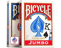 Bicycle Rider Back 2-Pack Jumbo Index - Premium Speelkaarten - Poker - Originals