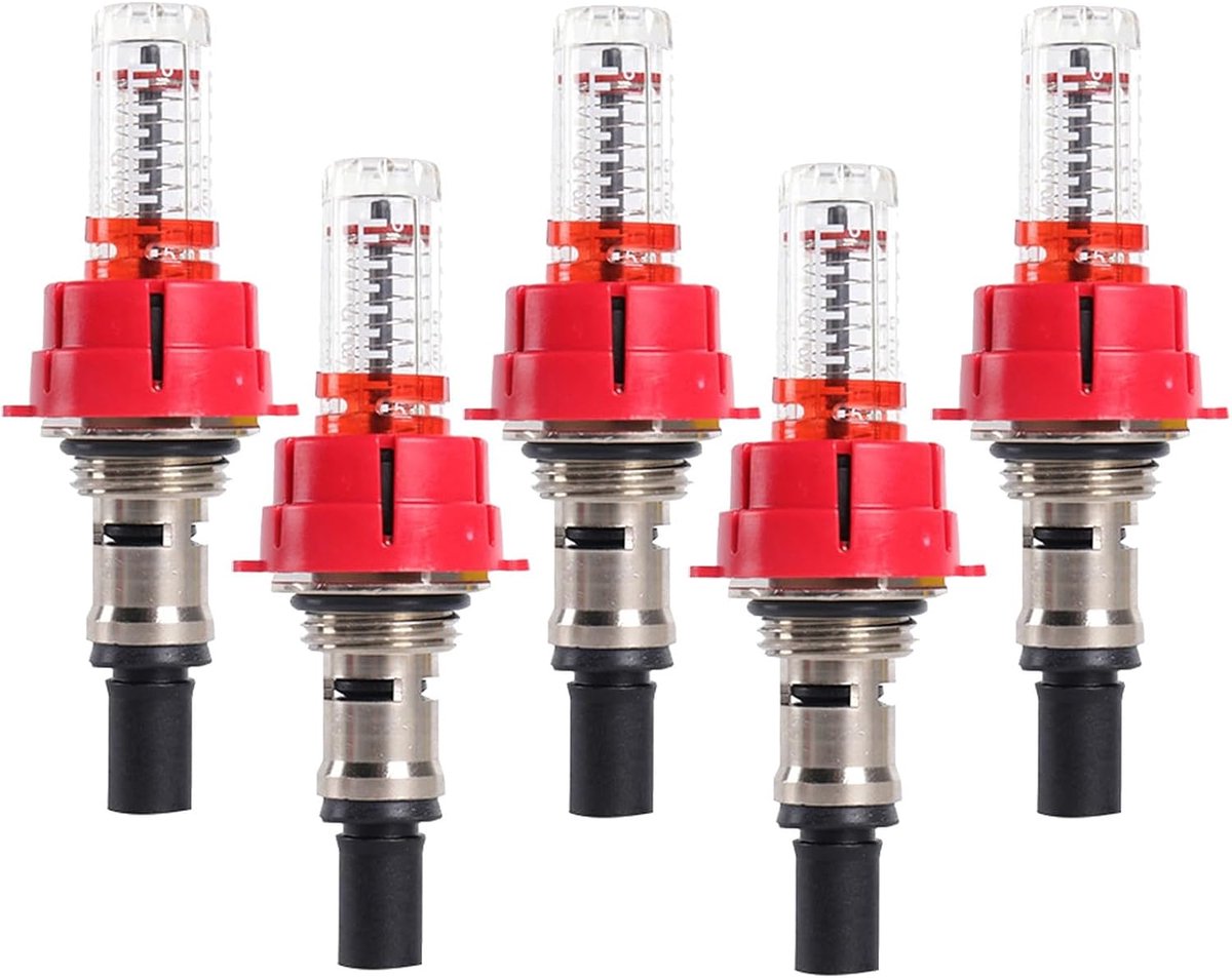 Underfloor Heating Manifold Flow Meter, Metal Regulator Manifold Flow Meter for Residential/Commercial Underfloor - ShopVlot