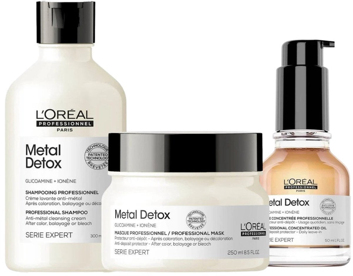 L'Oréal Professionnel - Metal Detox Trio Set - 300+250+50ml