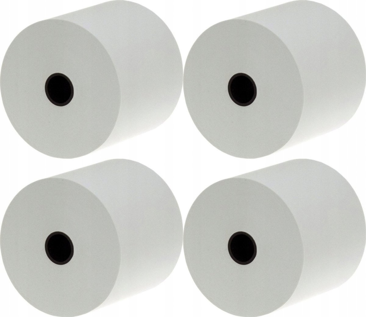 4x Thermisch Kassabonpapier 80mm x 60m BPA-Vrij Wit
