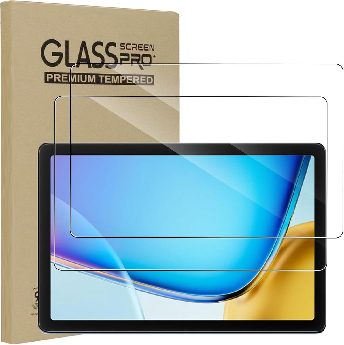 2 stuks gehard glas voor Blackview Tab 20 WiFi (10,1 inch), hardheidsgraad 9H, HD-displaybeschermfolie, krasbestendig - ShopVlot