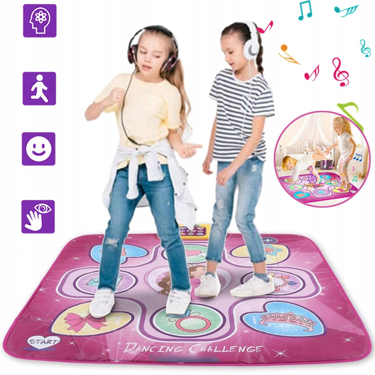 Interactieve Muzikale Dansmat voor Kinderen - Plezier en Beweging