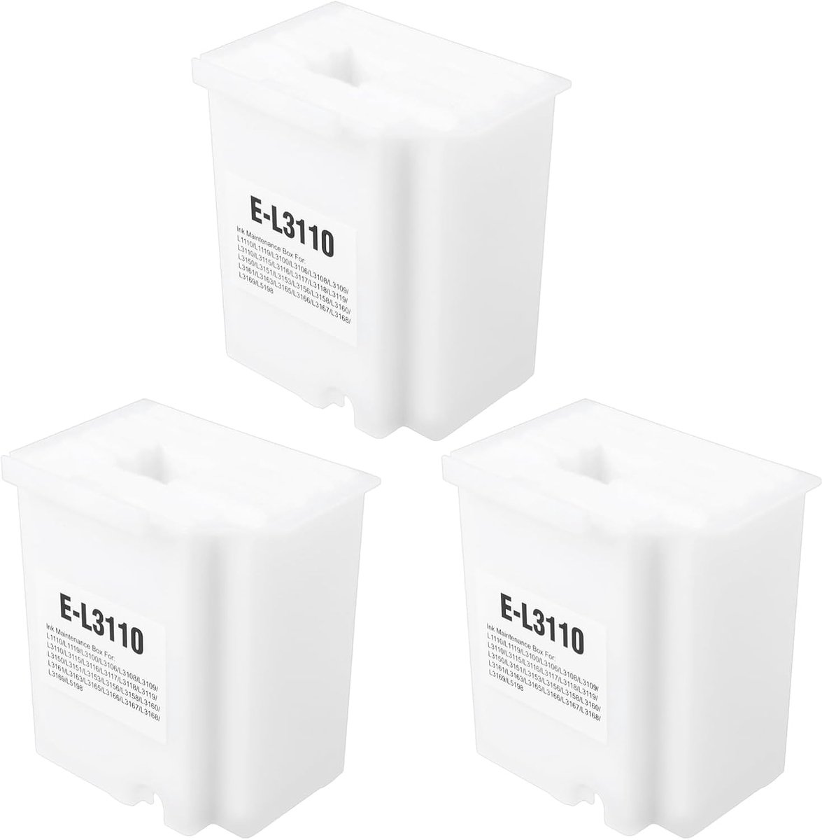 Afvalinkt absorber dozen 3x - spons - compatibel met Epson Ecotank ET-2825/ET-2826 - ShopVlot