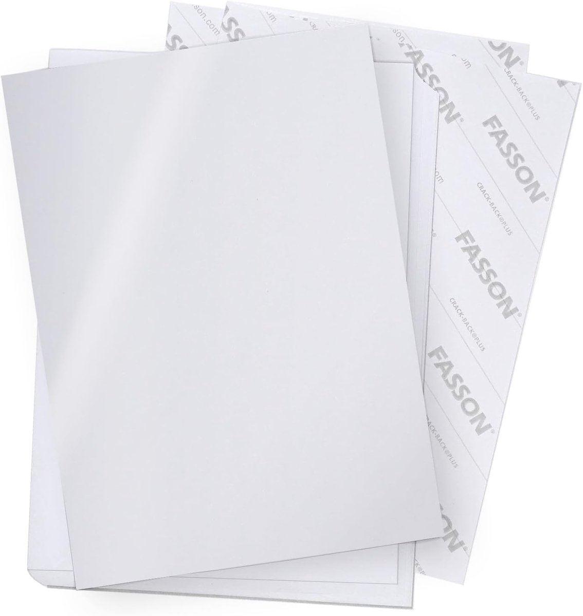 Zelfklevend papier A4 25 bladen - glossy wit - perfect voor laserprinters - scherpe kleuren en teksten - ShopVlot