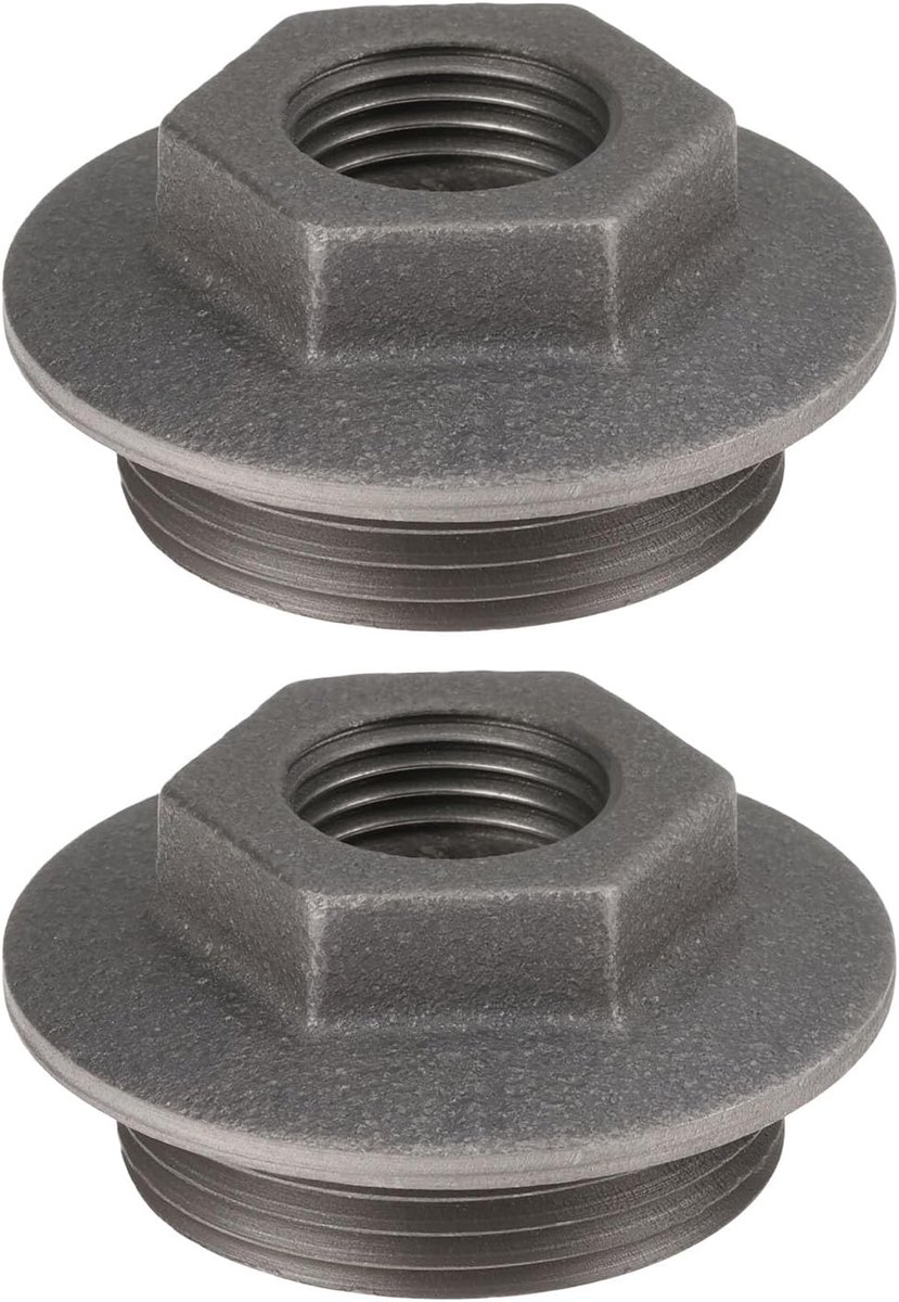 Reducerende bush 1 1/4" naar 1/2" BSP - gietijzer - rechtse draad - ideaal voor aansluiting - ShopVlot