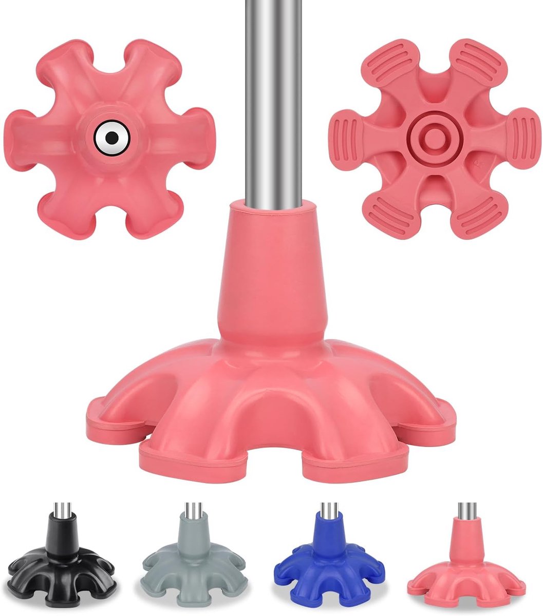 Wandelstokdoppen 19mm - zware rubberen basis - extreem grip - zelfstaand ontwerp voor stabiliteit - ShopVlot
