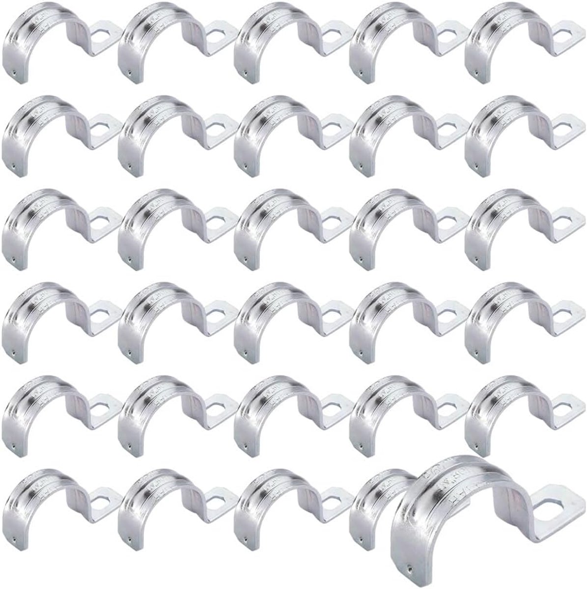 Klemmen 30 Stuks - U-vormig - Voor het bevestigen van leidingen - Ideaal voor diverse toepassingen - ShopVlot