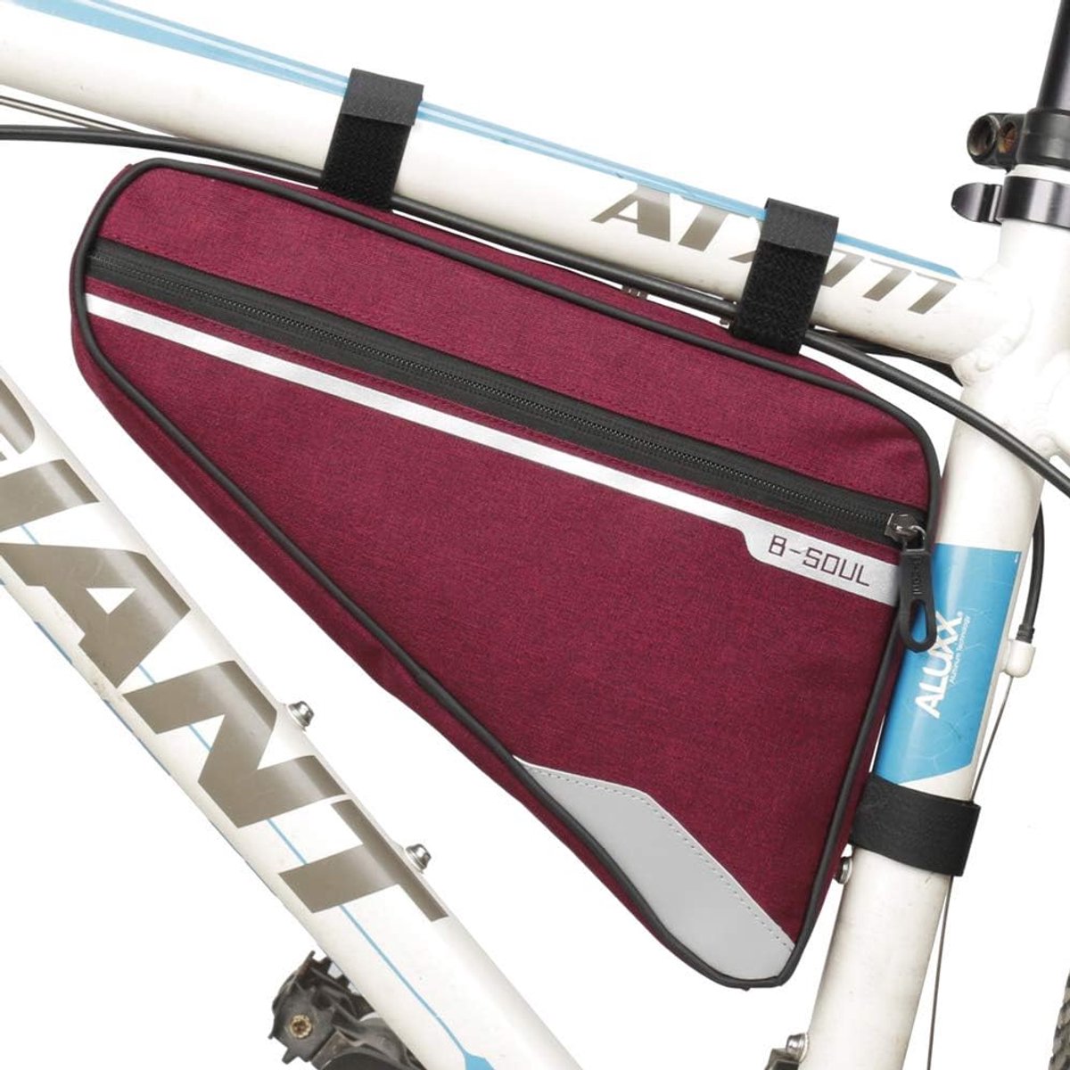Fietsopbergtas driehoekig - grote capaciteit - waterdicht polyester - ideaal voor gereedschap - ShopVlot
