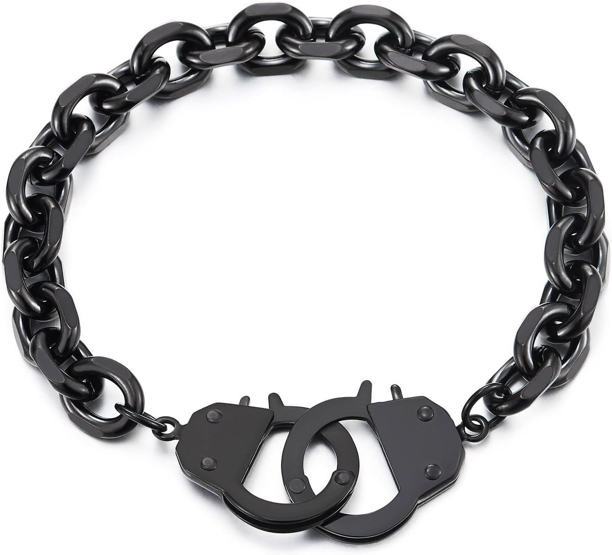 Armband handboeien - link ketting - RVS - unieke uitstraling - ShopVlot