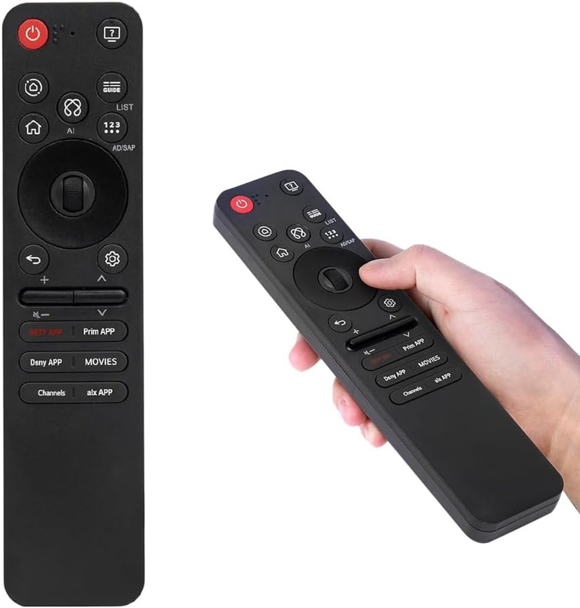 Vervangende afstandsbediening voor LG TV - AKB76046603 - AN-MR25GA - eenvoudig te gebruiken - ShopVlot