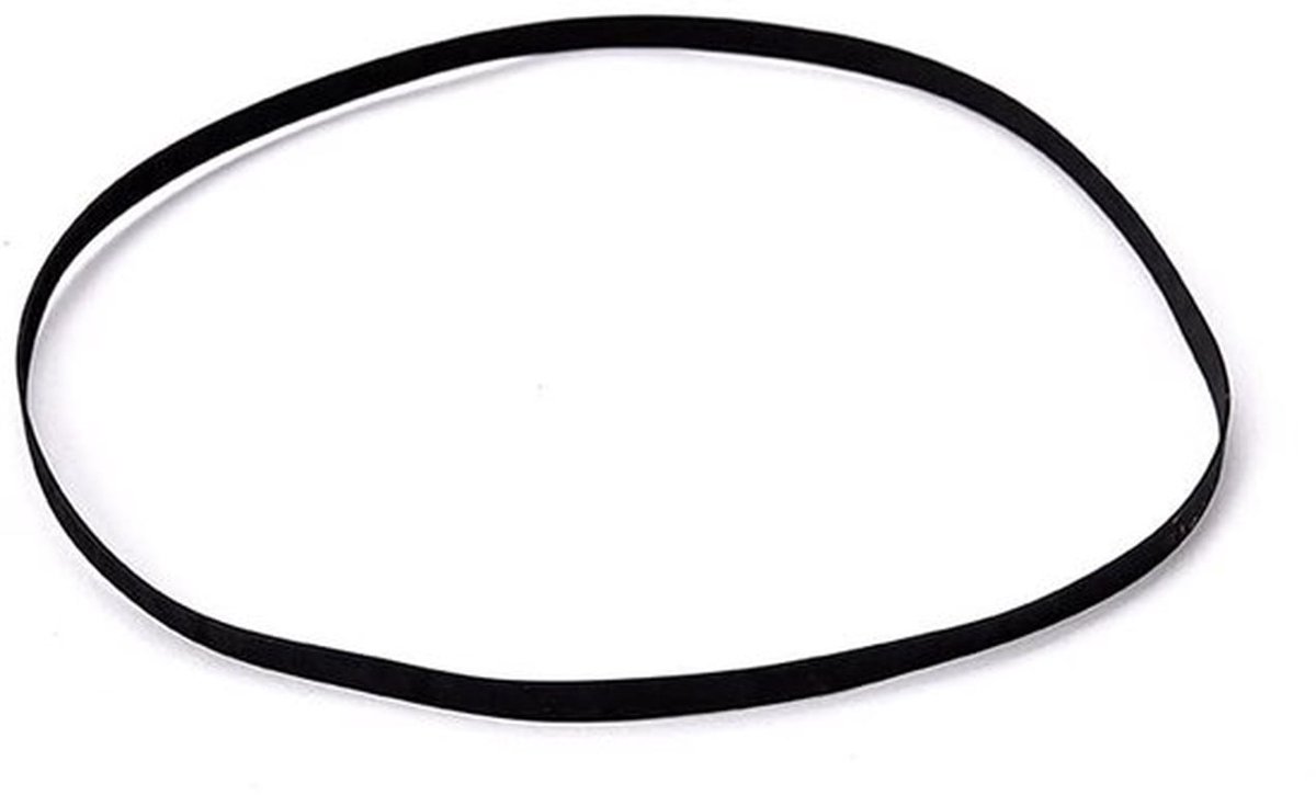 Draaitafel Riem Vervanging - 2 Stuks - Vouwlengte 270 mm - Geschikt voor Riemaangedreven Draaitafels - Hoogwaardig Rubber - Duurzaam en Elastisch - Platenspeler Riem