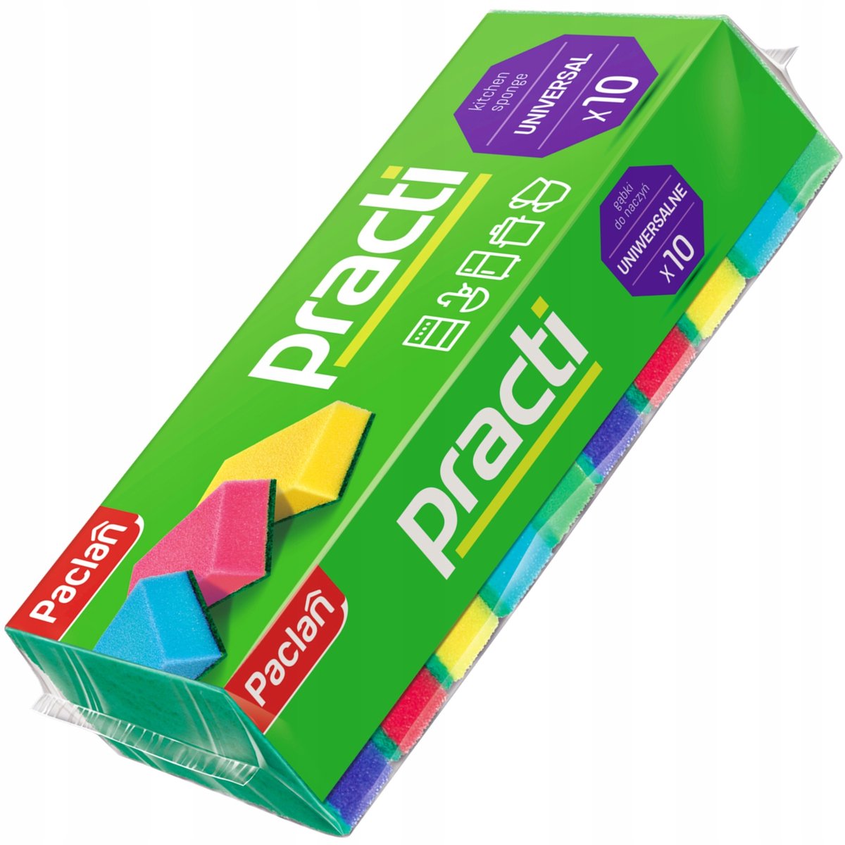 Paclan Practi Keukensponsjes - 10 stuks