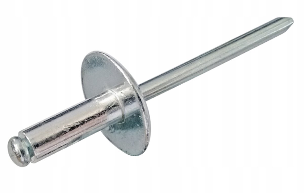 Merkloze Aluminium/Stalen Popnagels 4,8x18mm met Vergrote Kop (250 st.)
