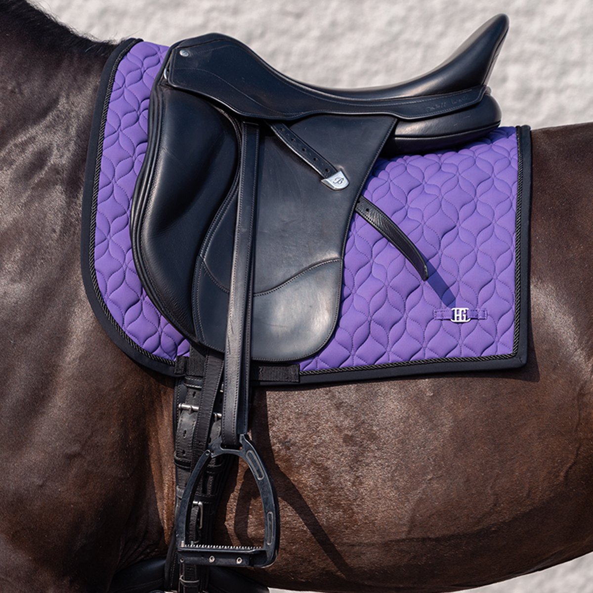Horsegear Zadeldek Horsegear Hgelina Dressuur Paars