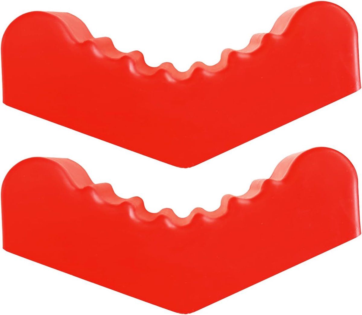 6Ton Krikstandaard Rubber Pad - Rood - Slotted Lift Pads - Bescherming voor voertuigonderzijde - ShopVlot