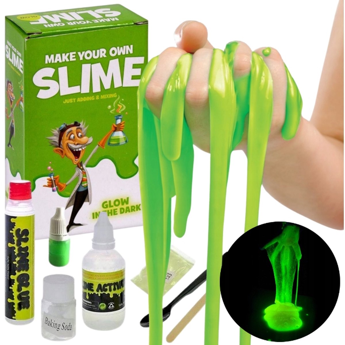 Zelf Slime Maken Set - Lichtgevend in het Donker