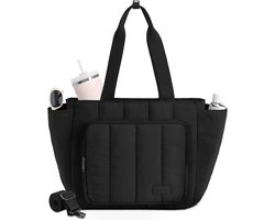 Chase Chic Pickleball Tote Bag for Women, Lightweight Quilted Fluffy Pickleball Paddle Holder for Gym Sports - ShopVlot