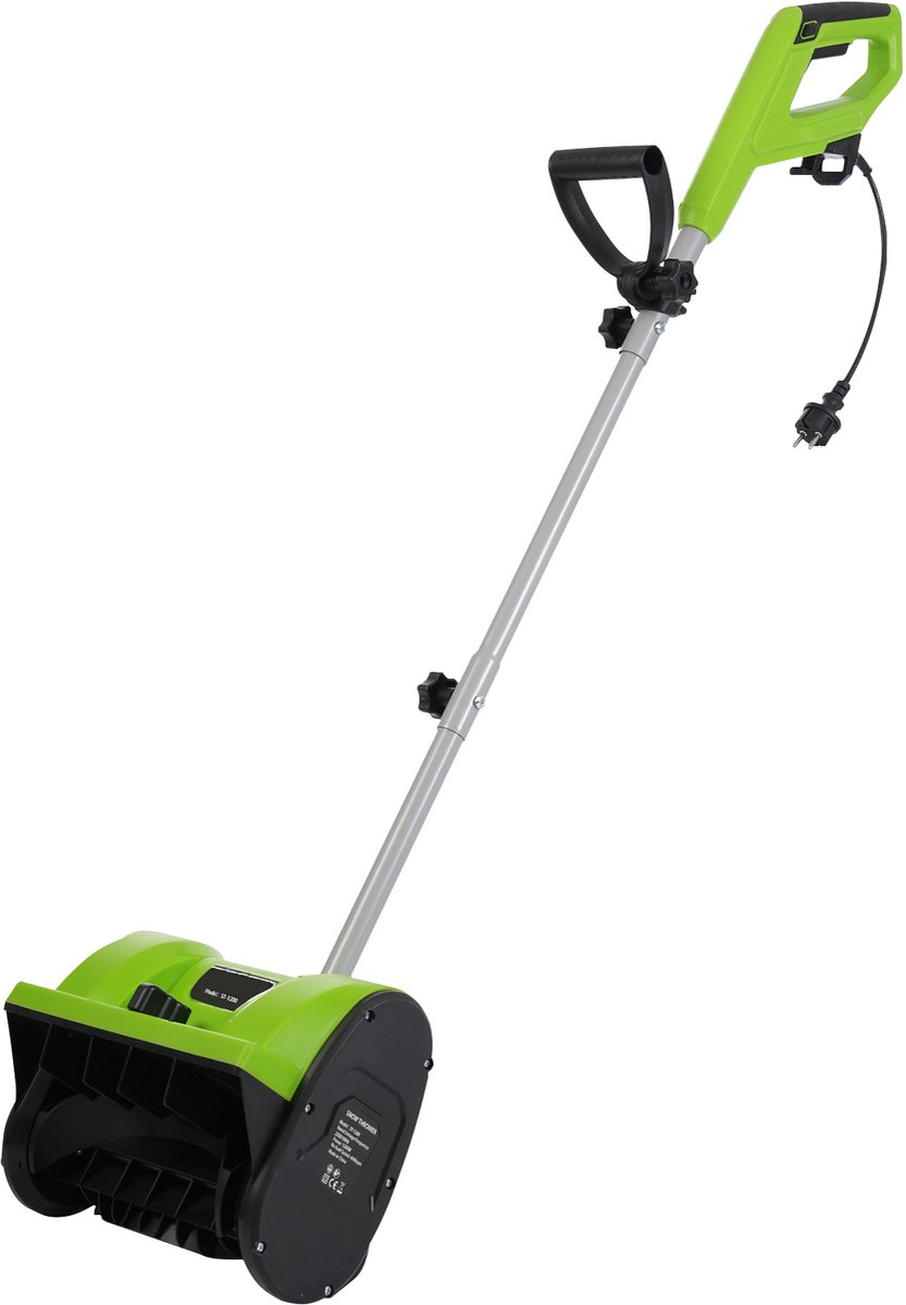 Elektrische Sneeuwblazer - Groen - 1200 W - 30 cm Wisbreedte - Voor Huishoudelijk Gebruik