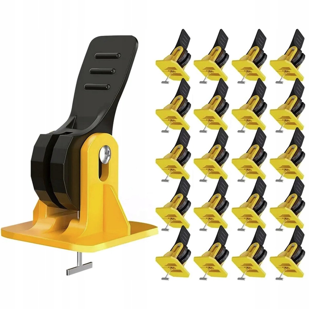 20x Tegel Levelling Systeem Clips & Wiggen - Merkloos