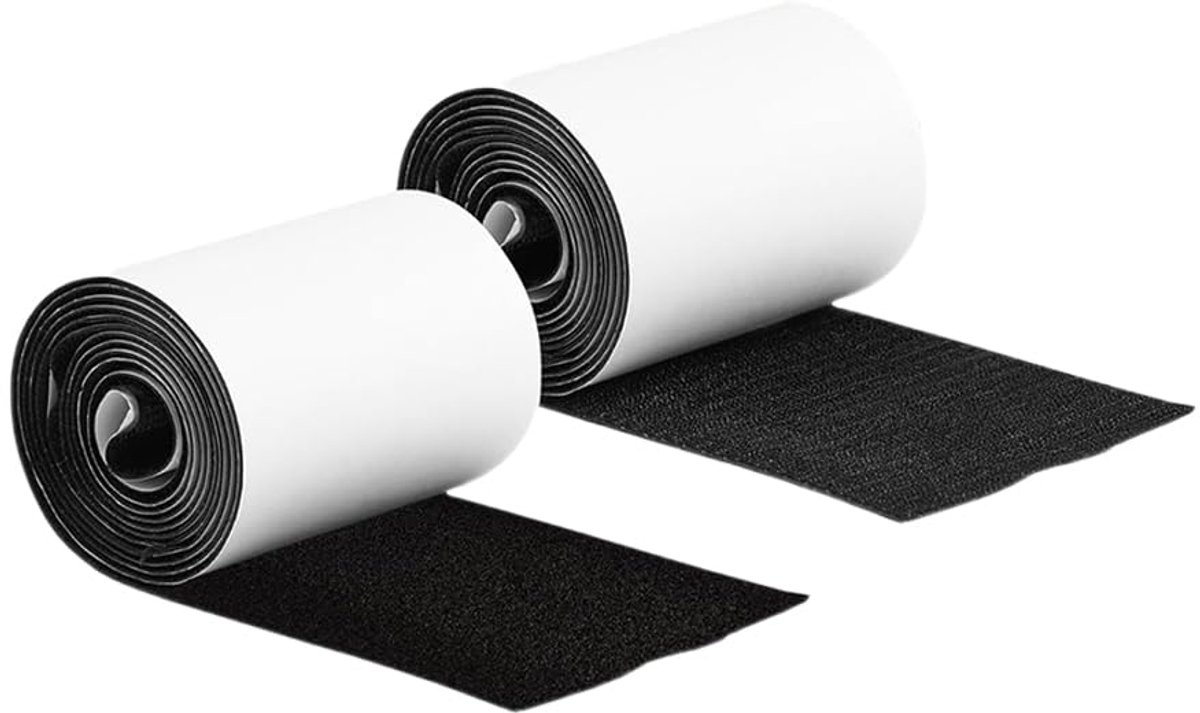 Hook and Loop Strip Tape Set, Self Adhesive Adhesive Tape, Heavy Duty Reusable Double Sided Sticky Back Fastening Tape - ShopVlot
