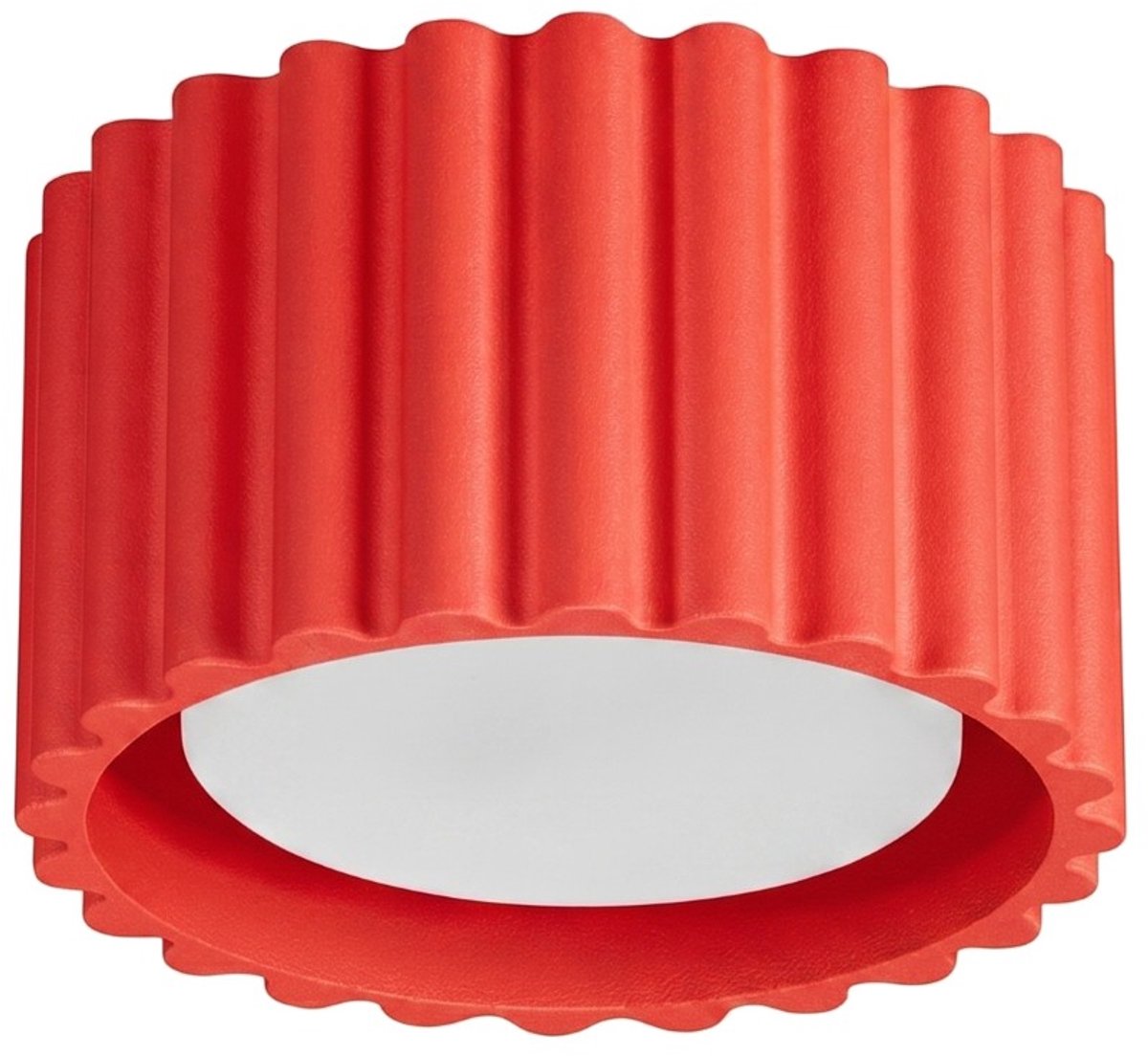 Sollux Lighting Plafondlamp AURA - Gx53 - rood - aluminium - 10x10x6cm