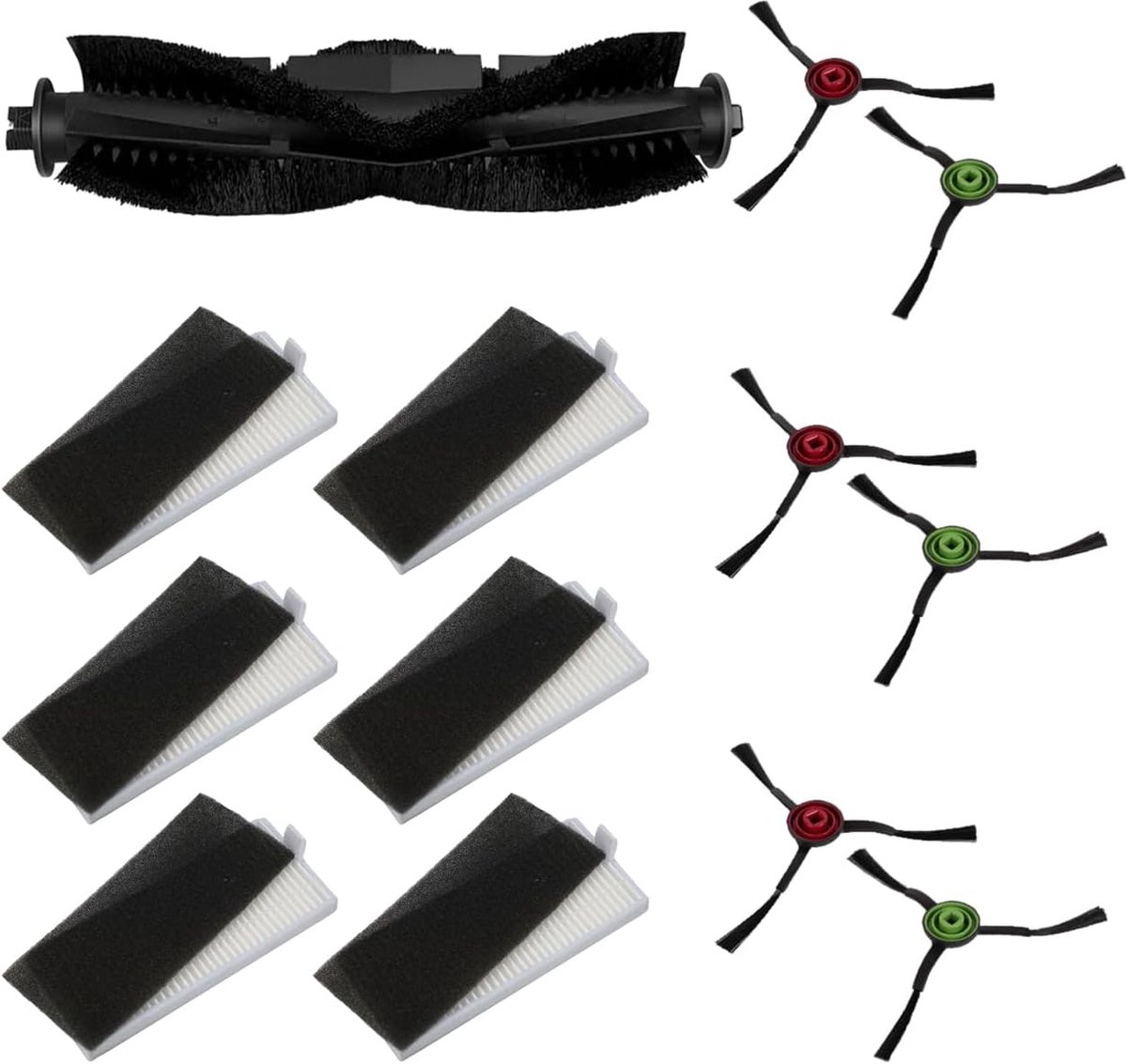 MIRTUX Accessory Kit Compatible with Cecotec Conga Series Eternal Laser Vacuum Cleaner Robot Complete Replacement Kit - ShopVlot