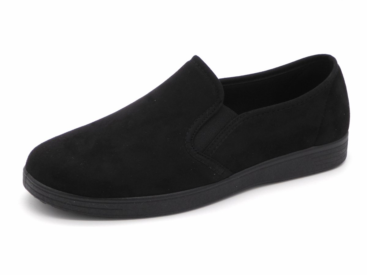 Neles Heren Pantoffel Stretch - 5503-1 Zwart - Maat 45