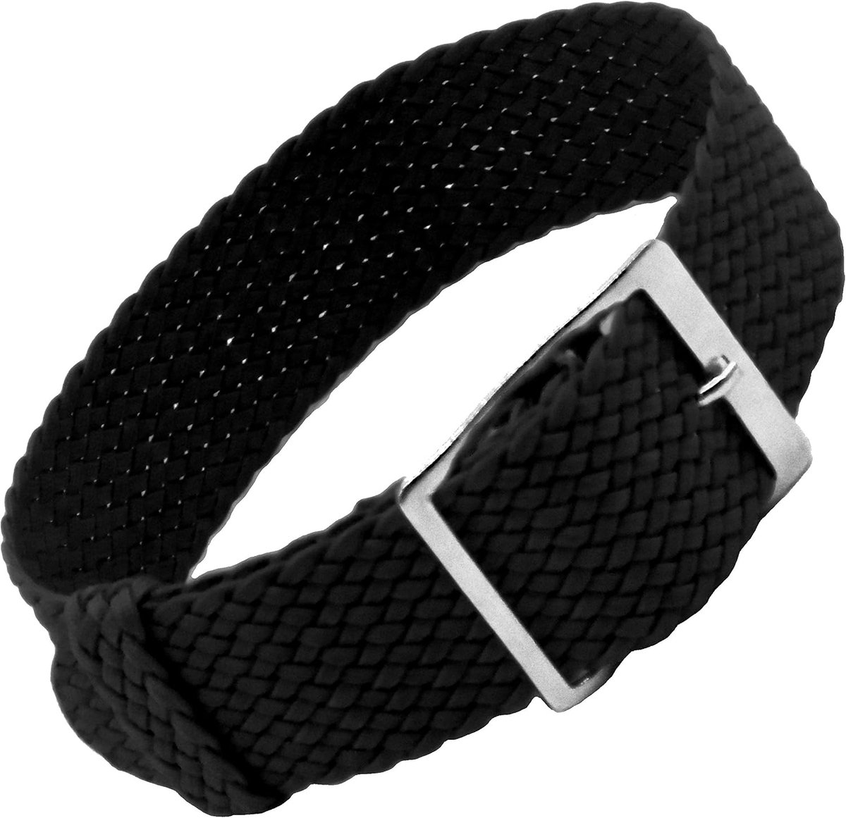 Eichmüller Perlon strap - textile - strap - silver clasp - ShopVlot