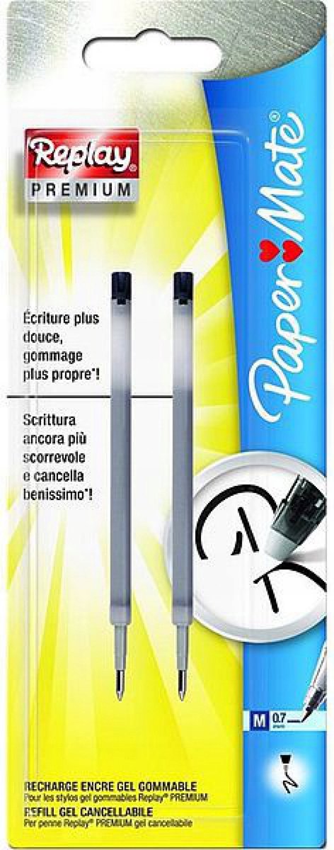 Paper Mate Zwarte Gel Pen Vullingen - 0.7mm