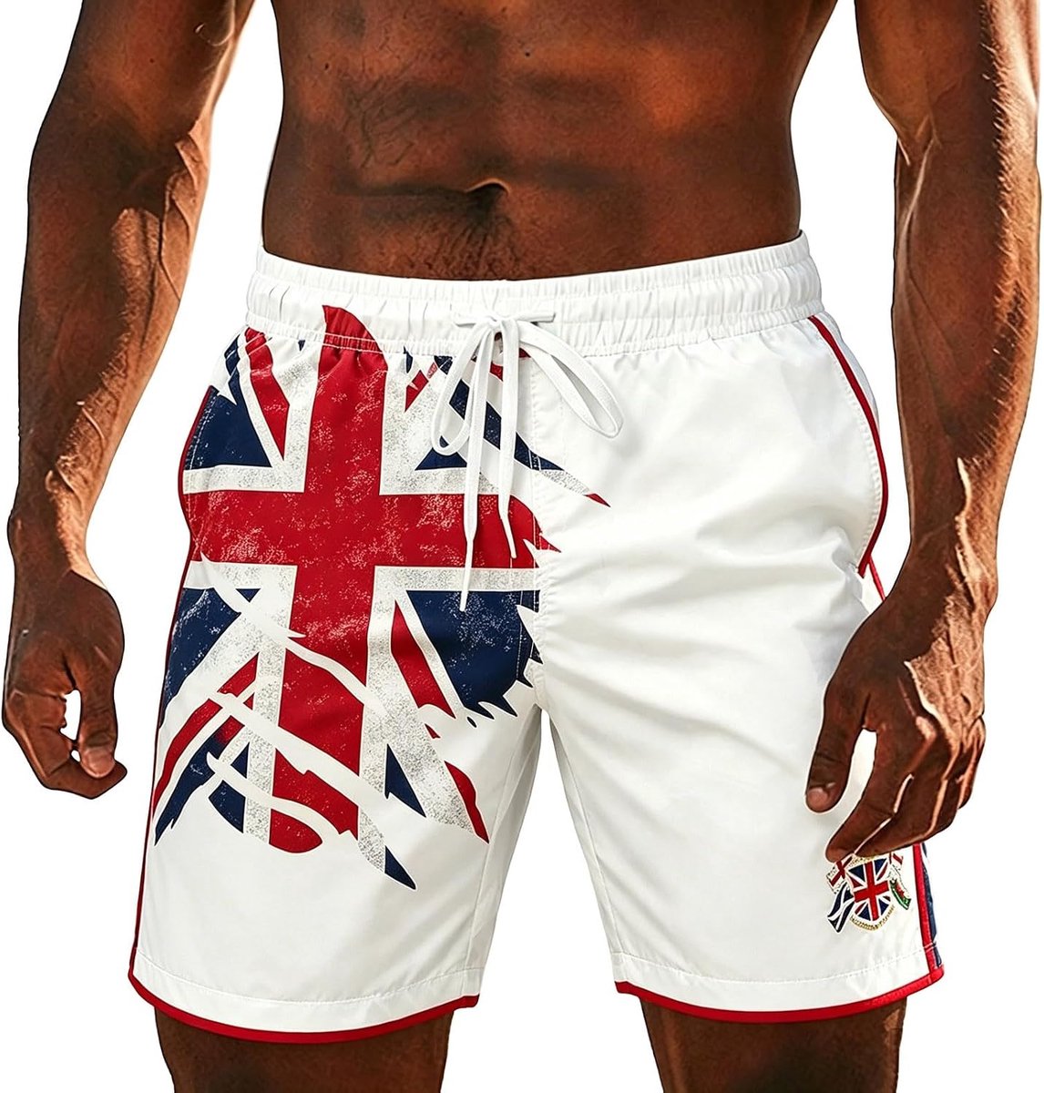 Generisch Veelzijdige vrijetijdsshorts voor de strandvakantie: licht, comfortabel materiaal in Britse stijl, ideaal - ShopVlot