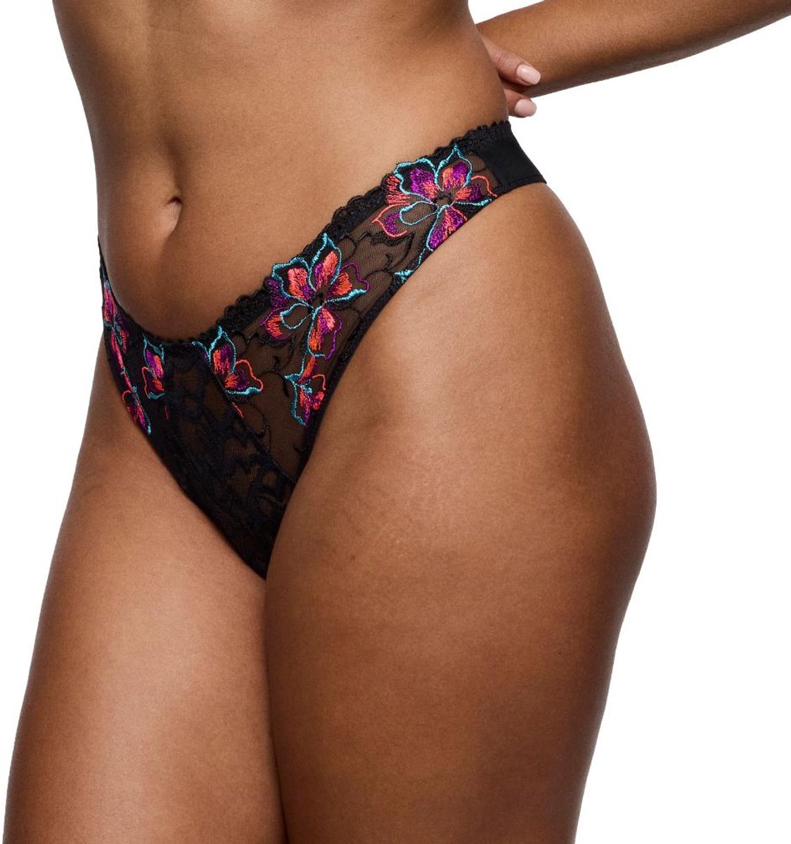 PrimaDonna Miyara String 0663620 Floral Eclipse - maat 42