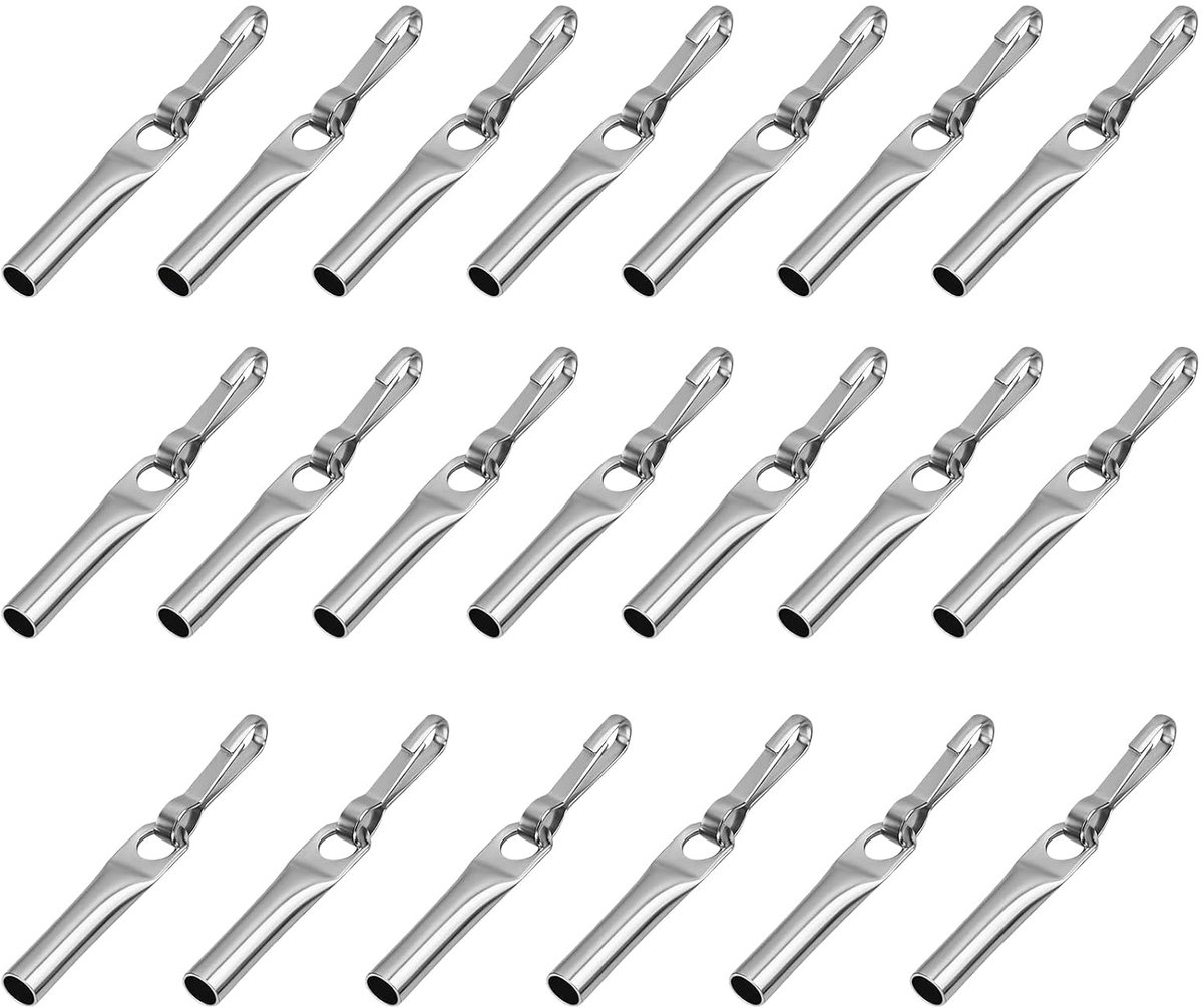 20 stuks verzinkte touwsluitingen met simplex-haken voor 8 mm touw - ShopVlot